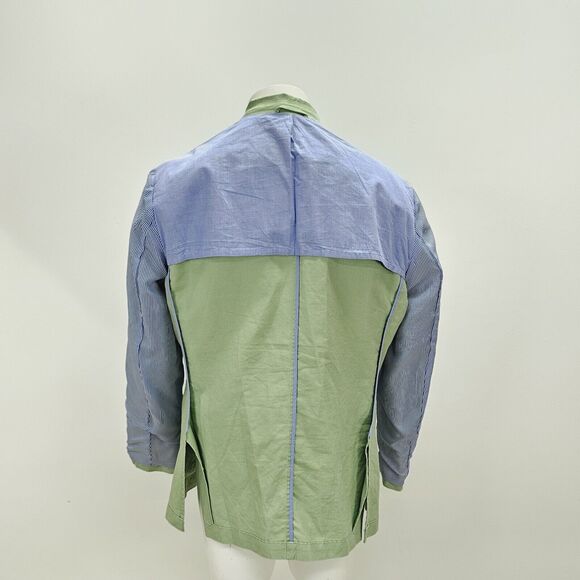 Peter Millar Sport Coat Jacket Men’s XL Blazer Green 2 Button Linen Preppy - Picture 7 of 13
